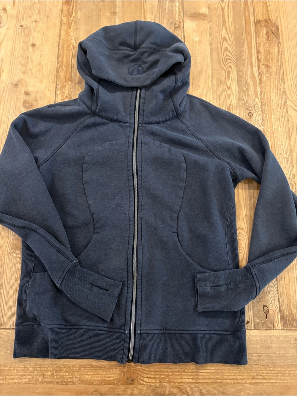 lululemon athletica Navy Full-Zip Hooded Sweatshirt
